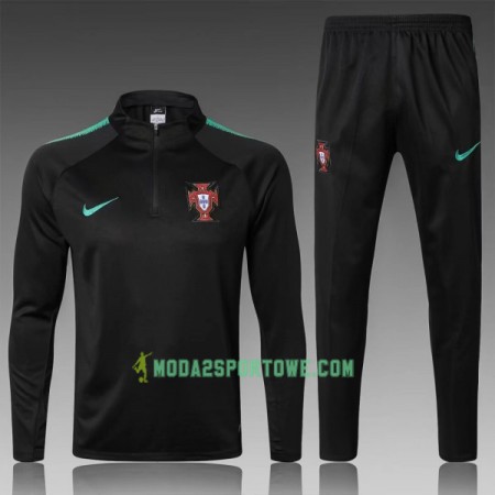 Portugalia Komplet Bluzy Treningowe 2018 Czarny